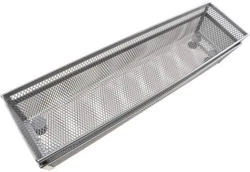 Miniatura 16 de HAHIYO Soporte de malla apilable con clip de 2.2 pulgadas de altura, paquete de 2 contenedores resistentes para clips de papel negro para cajón