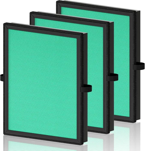 Miniatura 17 de MK04 Filtro de aire de repuesto para purificador de aire Aroeve MK04 MG04JH, filtro H13 True HEPA de 4 en 1 de carbón activado de alta eficiencia