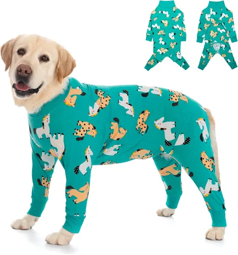 Miniatura 18 de Traje de recuperación para perros después de la cirugía para hembras y machos, camiseta de castración para perros de talla mediana y grande