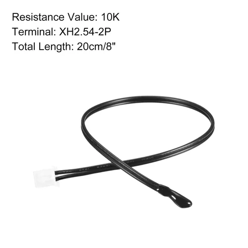 Miniatura 2 de Sonda de termistor NTC 10K 8" impermeable epoxi sensor de temperatura, [para transmisor digital de temperatura]
