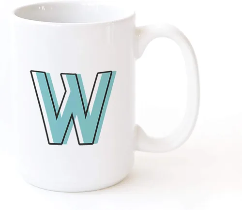 Miniatura 17 de The Cotton & Canvas Co. Candy Pop - Taza de café personalizada con monograma inicial con letra H y cerámica, para ella, para él