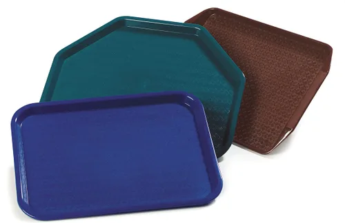 Miniatura 7 de Carlisle FoodService Products Bandeja de plástico, 12 x 16 pulgadas Azul pizarra Paquete de 2 Café Comida rápida