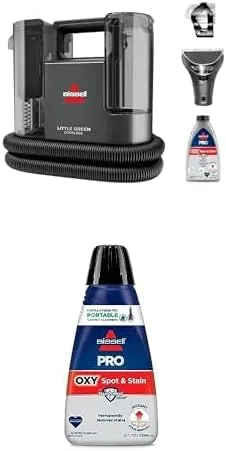 Miniatura 2 de Paquete de BISSELL® Little Green® Limpiador Portátil Inalámbrico Multipropósito para Limpieza Profunda de Alfombras y Tapicería, Detallador de Autos