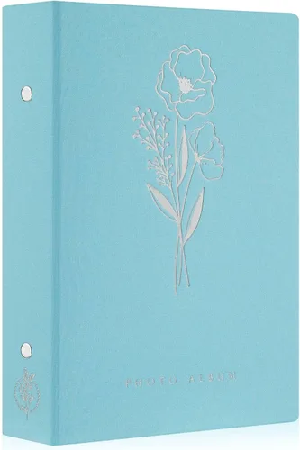 Miniatura 42 de Lanpn - Álbum de fotos autoadhesivo de lino, 40 páginas, álbum de fotos para manualidades, páginas adhesivas magnéticas, contiene fotos de 4 x 6, 7