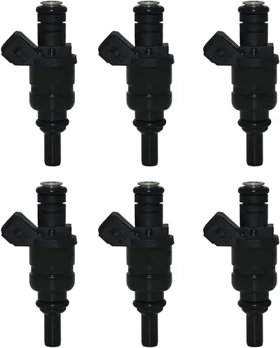 Miniatura 8 de 1 inyector de combustible 1427240 1439800 FJ663 852-12172 compatible con BMW 320i 323i 325ci 325i 325xi 525i 528i X3 Z3 Z4 2.2L 2.5L 2.8L I6