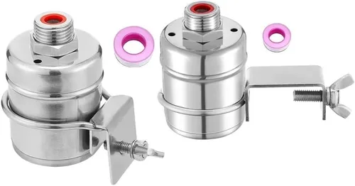 Miniatura 2 de Water Level Controller Automatic Stainless Steel Float Ball Valve Tank Valve Automatic Water Level Controller Kitchen Tools(Narrow Side Clip)