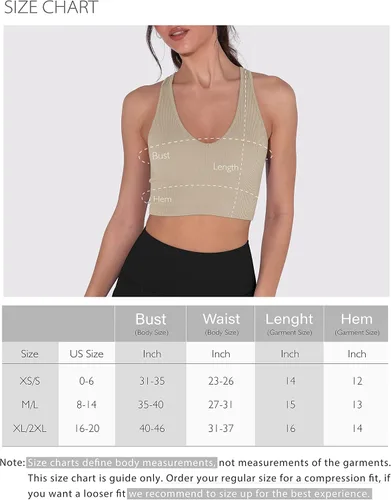 Miniatura 6 de ODODOS Paquete de 3 camisetas cortas sin costuras con espalda cruzada para mujer, de punto acanalado, suave, ombligueras cortas