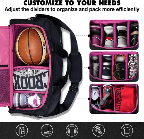 Miniatura 5 de KXKS. Kicks Kase Essential - Bolsa de viaje para zapatos, bolsa de viaje para zapatos deportivos, bolsa de deporte perfecta para gimnasio, viajes