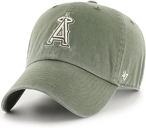 Miniatura 6 de 47 Brand MLB Moss Green Primary Logo Clean Up Adjustable Strap Baseball Cap Hat, Adult One Size Fits All