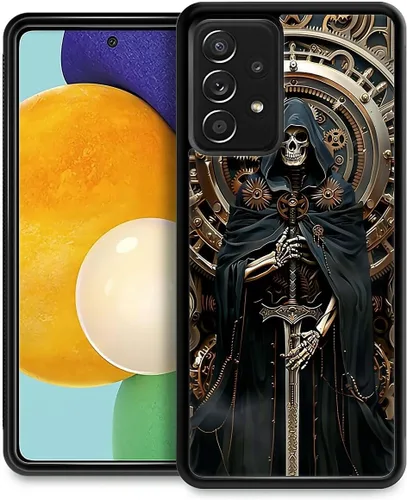 Miniatura 35 de CARLOCA Funda compatible con Samsung Galaxy A13 5G con patrón de camino del desierto naranja alienígena, antideslizante, cuatro esquinas, absorción