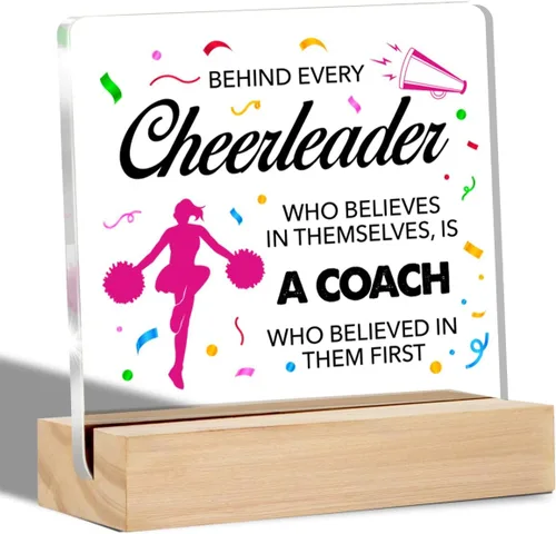 Miniatura 5 de Regalos para jefa para mujer Estimada señora jefe Letrero decorativo transparente para escritorio Regalo para señora jefe Letrero floral acrílico