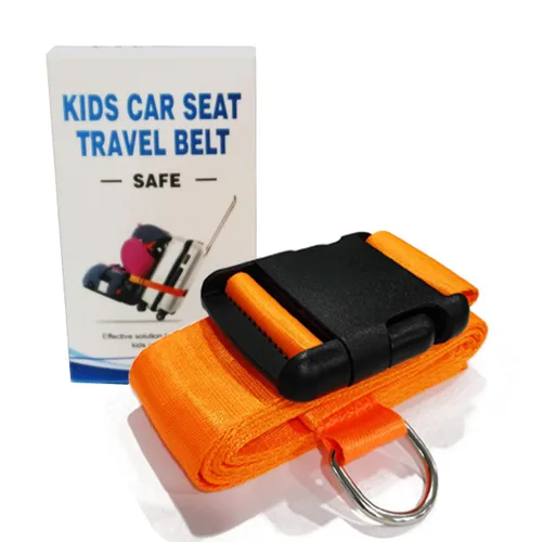 Miniatura 8 de Carrito de viaje para asiento de automóvil para aeropuerto, carrito plegable para asiento de automóvil y rodillo, capacidad de 90 libras para viajes