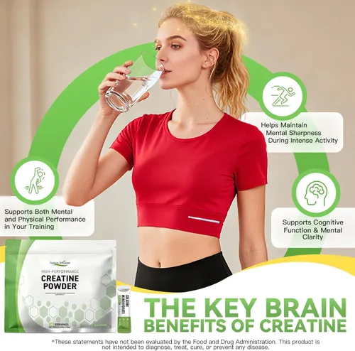 Miniatura 4 de Paquetes de viaje de polvo de monohidrato de creatina, 5000 mg de creatina pura micronizada para hombres y mujeres, crecimiento muscular y energía