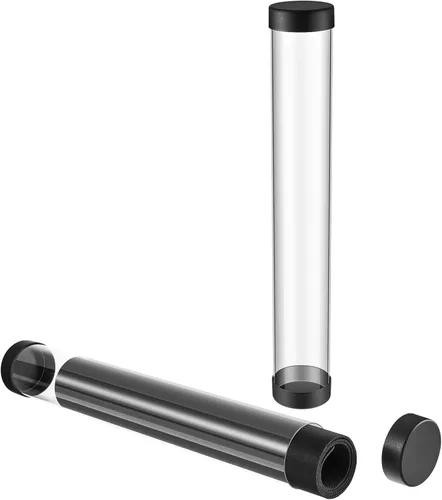 Barydat 2 piezas Tubo de tapete redondo compatible con soportes de tapete de juego MTG, tubo de 41 cm para almacenamiento de cartas de juego, tubo