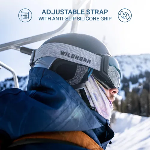 Miniatura 7 de Wildhorn Roca - Gafas de esquí para hombres y mujeres con protección antiempañamiento/arañazos 100% UV - Lente magnética - Gafas de nieve