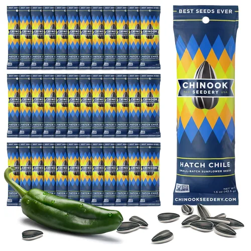 Miniatura 11 de Chinook Seedery Semillas de girasol bajas en sodio – Sabor a parmesano y pimienta, paquete de 36, 1.5 oz – Semillas de girasol para comer – Keto