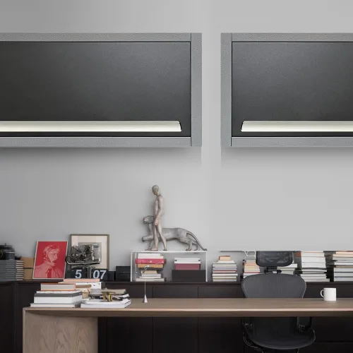 Miniatura 6 de JZD Gabinete de almacenamiento de pared de metal con puerta abatible, gabinetes de herramientas de acero colgantes, para garaje, taller, oficina