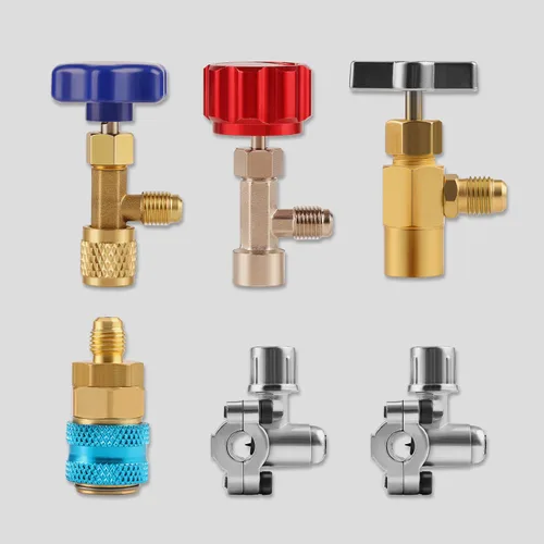 Miniatura 7 de Lichamp A/C R134A - Kit de recarga de freón para refrigerador con válvula de perforación de bala, perforación y autosellado 134A