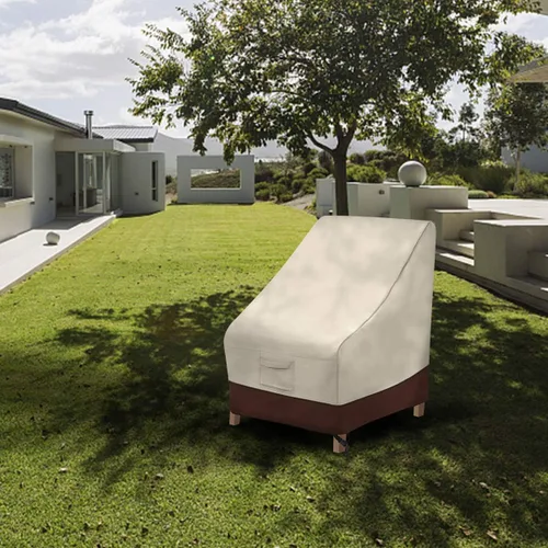 Miniatura 7 de Vailge Funda para Silla de Patio de Alto Respaldo, Fundas para Sillas de Exterior Impermeables, Funda para Silla de Comedor de 600D, Silla de Césped