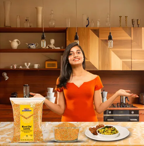 Miniatura 6 de Rani Dal mixto (Chana Dal, Moong Dal, Toor Dal, Masoor Dal, Urad Dal) 32 onzas (2 libras) 32.03 oz ~ Todo natural Apto para gluten Sin OMG