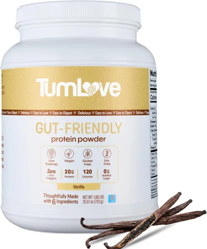 Miniatura 8 de Polvo de Proteína Vegano TumLove - Certificado Bajo FODMAP, Sin Gluten, Sin Lácteos, Sin Soja, 100% Apto para el Intestino y Sin Hinchazón, Chocolate
