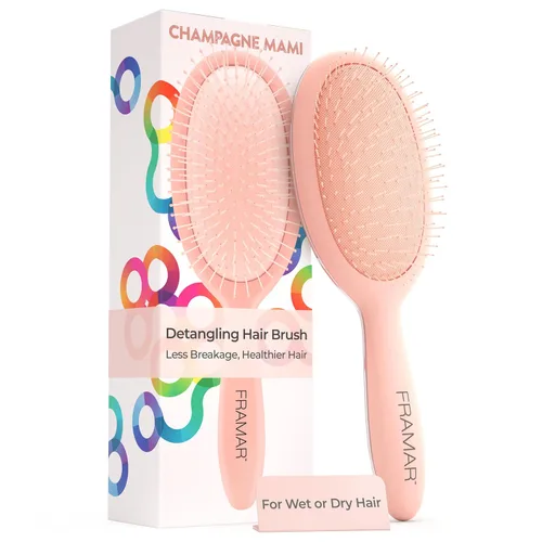 Framar Cepillo desenredante para cabello rizado – Cepillos para el cabello para mujeres, cepillo desenredante húmedo, cepillo de pelo húmedo para