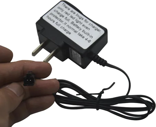 Miniatura 3 de Blomiky 1 paquete DC 6V 200mA AC 110V US adaptador cargador para 6V AA 700mAH 800mAH 2200mAh Ni-CD Ni-Mh batería 1:18 Stunt RC Speed Buggy Car