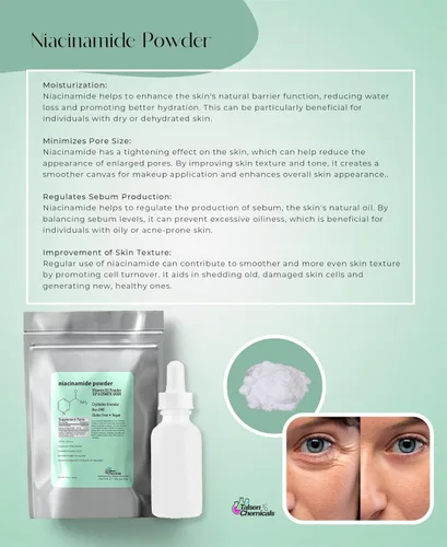 Miniatura 2 de Polvo puro de niacinamida para el cuidado de la piel (vitamina B3), suero de niacinamida, polvo de niacina (1 onza/0.99 oz) de grado cosmético