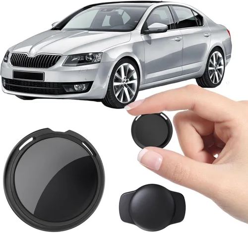 Rastreador de coche compatible con Apple Find My (solo iOS), dispositivo de seguimiento GPS con funda magnética oculta, localizador antirrobo, sin