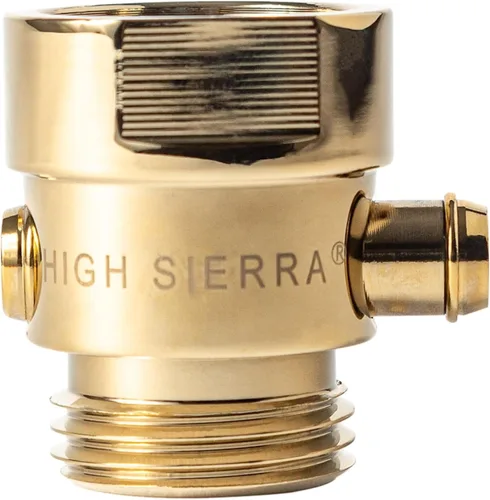 Miniatura 12 de High Sierra® - Válvula de goteo de latón sin plomo para cabezales de ducha. Para pausa y control de presión. Botón fácil de pulsar que reduce