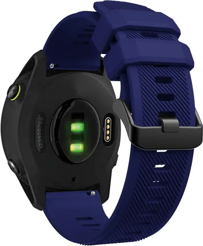 Miniatura 2 de Senter Correa para Garmin Forerunner 745, correa de repuesto deportiva de silicona suave de 0.866 in compatible con Garmin Forerunner 745 Smart