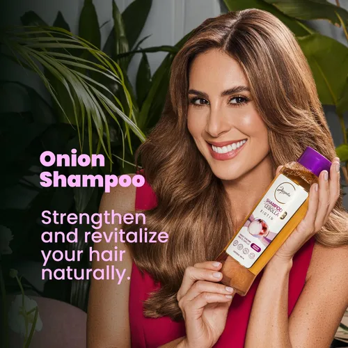 Miniatura 2 de ANYELUZ Kit Duo - Champú de cebolla + tamaño mini de viaje, cuidado e hidratación del cabello, control de aceite y limpieza profunda, fórmula