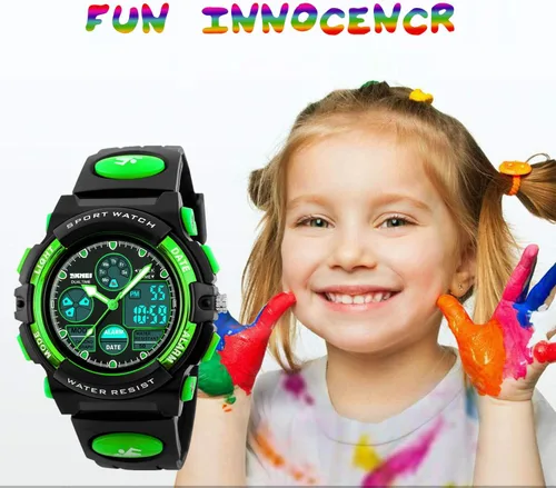 Miniatura 2 de Kids Digital Sport Watch, Boys Girls Waterproof Sports Outdoor Watches Children Casual Electronic Analog Quartz Wrist Watches with Alarm Stopwatch
