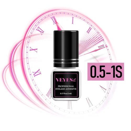 Miniatura 2 de Veyes Inc - Pegamento para extensión de pestañas - Pegamento profesional extrafuerte 5ml Tiempo de secado de 1 segundo Permanencia de 8 semanas