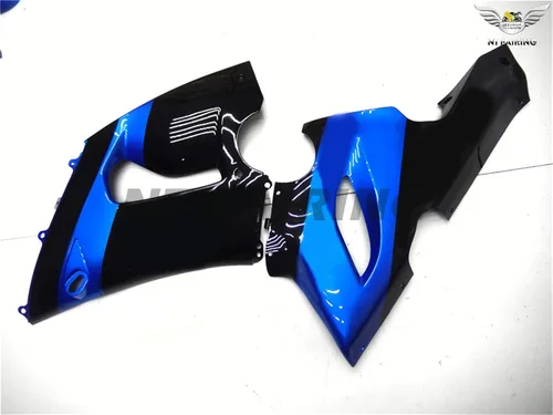 Miniatura 5 de Ajuste para Kawasaki Ninja ZX6R 636 2005 2006 Negro Azul Inyeccionado Carenados Kit Cuerpo Kit Carrocería de plástico