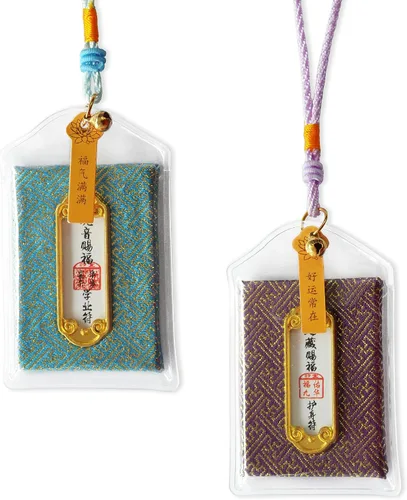 Miniatura 12 de 2 piezas de omamori japonés para bendición amor/matrimonial/tradicional hecho a mano