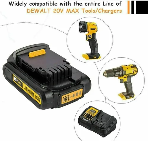Miniatura 7 de Batería de repuesto para Dewalt DCD771 DCD708 DCD777 DCD791 DCD785 DCD771c2 DCD777c2 DCD780 DCD796 DCD999 DCD985 DCD800 DCD793d1 DCD7099 DCD80 5
