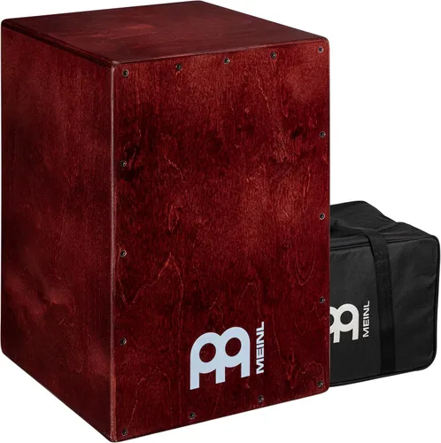 Miniatura 16 de Caja Cajón Snare Drum con Bolsa Bundle Para Música Acústica — FABRICADO EN EUROPA — Madera de Abedul Báltico, Toca con Tus Manos, Tamaño Completo