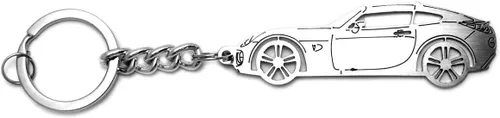 AWA Llavero con anillo para Pontiac Solstice de acero con colgante de llave de automóvil, regalo de automóvil, accesorios de diseño de automóvil,