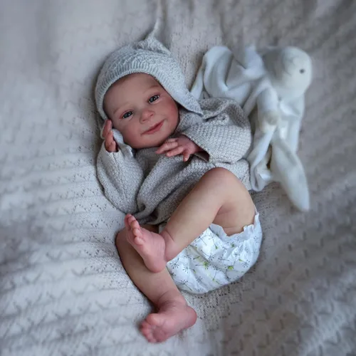 Miniatura 9 de CHAREX Muñeca realista Reborn Baby Girl – Muñeca realista hecha a mano de la vida real de 20 pulgadas, cuerpo con peso recién nacido, sensación