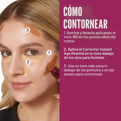 Miniatura 7 de Maybelline Instant Age Rewind Eraser - Corrector multiusos para tratamiento de círculos oscuros, 100, 1 unidad (el embalaje puede variar)
