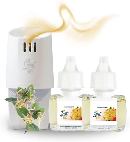 Miniatura 16 de Scent Fill Ambientador Enchufable de Naranja y Clavo, Repuestos de Aceite Perfumado, 2 Repuestos + Difusor