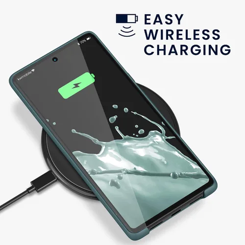 Miniatura 305 de kwmobile Funda Compatible con Google Pixel 6 Pro - Funda de teléfono de silicona TPU con acabado suave - Azul Arrecife