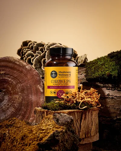 Miniatura 6 de Mezcla Cordyceps de bienestar de hongos con cápsulas Reishi: cápsulas orgánicas de hongos, suplemento en polvo de hongos, apoya el sistema