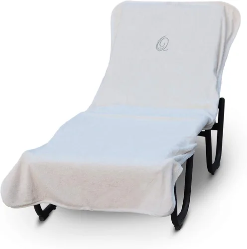 Miniatura 143 de Luxury Hotel & Spa - Funda para Tumbona de Piscina con Monograma, Letras Bordadas en Bloque - Extra Absorbente 100% Algodón Turco - Rizo Suave