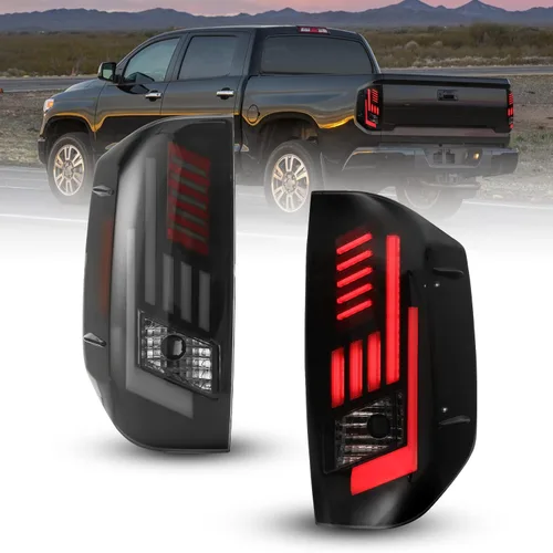 Miniatura 11 de Ensemble de luces traseras secuenciales LED ROXX 2014-2022 para Toyota Tundra, reemplazo de ensamble de luces traseras con luces DRL/de freno