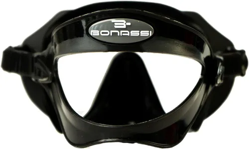 Miniatura 3 de Bonassi Hera Mask Frameless , Low Volume, Wide View, Micrometrical Strap Regulation Great for Diving and Snorkling with Box