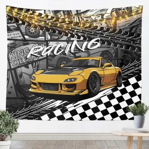 Miniatura 19 de Manfei Tapiz de pared de aviones para niños, diseño de bandera estadounidense, decoración de habitación de niños, niñas y adultos, decoración