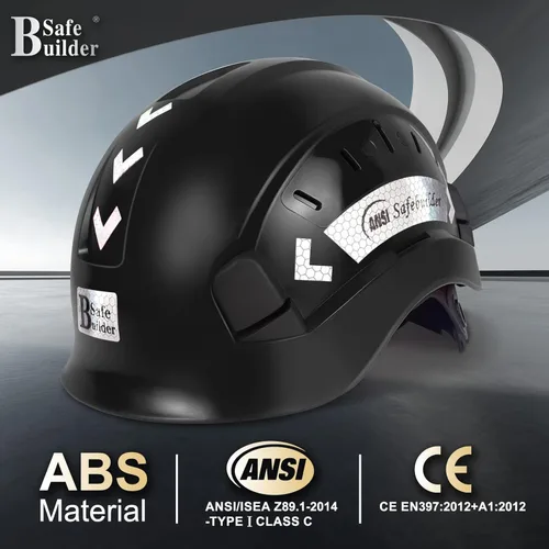 Miniatura 2 de Casco de Seguridad para Construcción ABS Casco Duro Sistema de Ventilación Ajustable Cascos Duros Protección de Cabeza para Trabajo Industrial