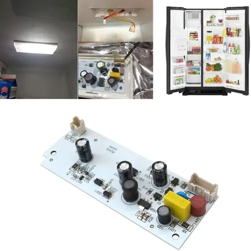 Miniatura 6 de GRABOTE Tablero de luces para refrigerador, 1 controlador LED W10515058 + 2 piezas W10515057 para refrigerador Kenmore 10641153211